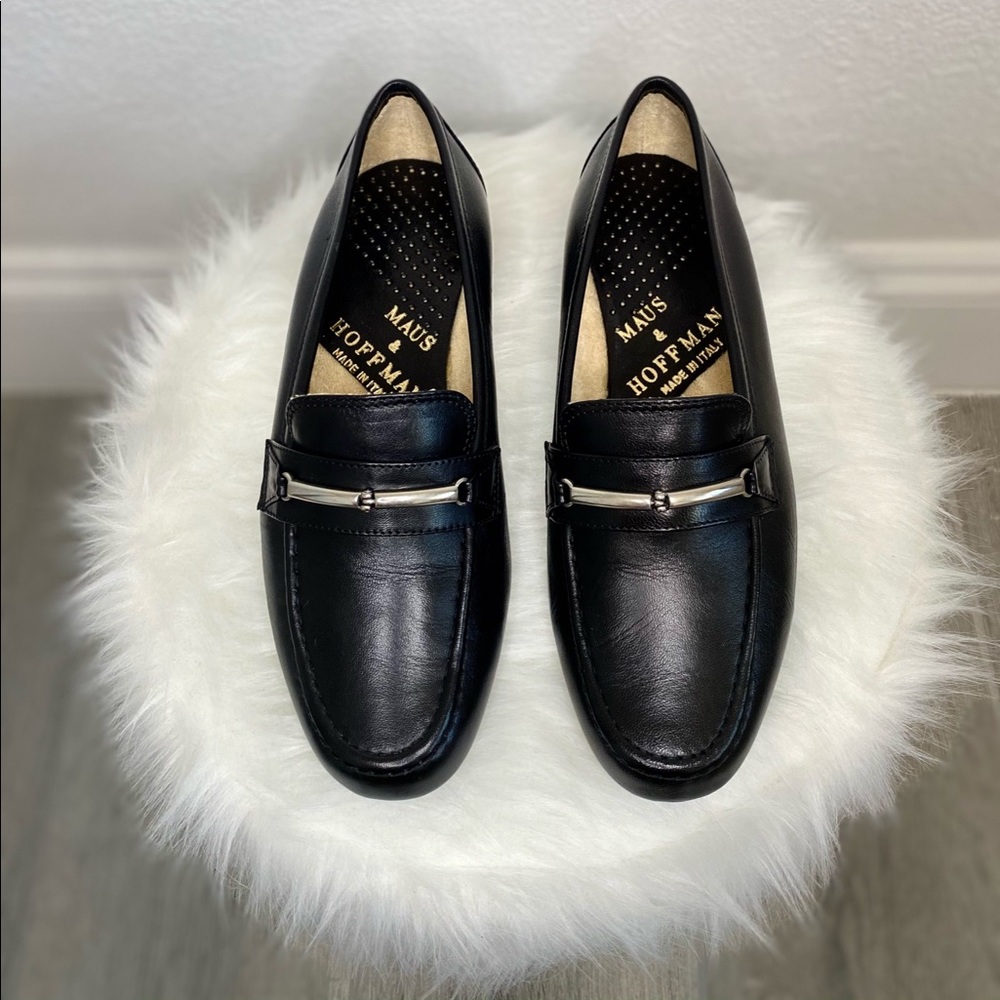 Maus & Hoffman Black Loafers Unisex Size 5 NEW